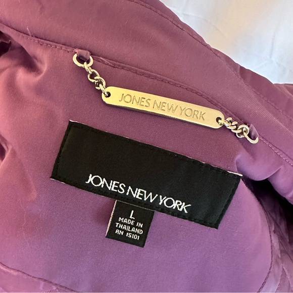 JONES NEW YORK pretty purple overcoat Size Large - Picture 3 of 11